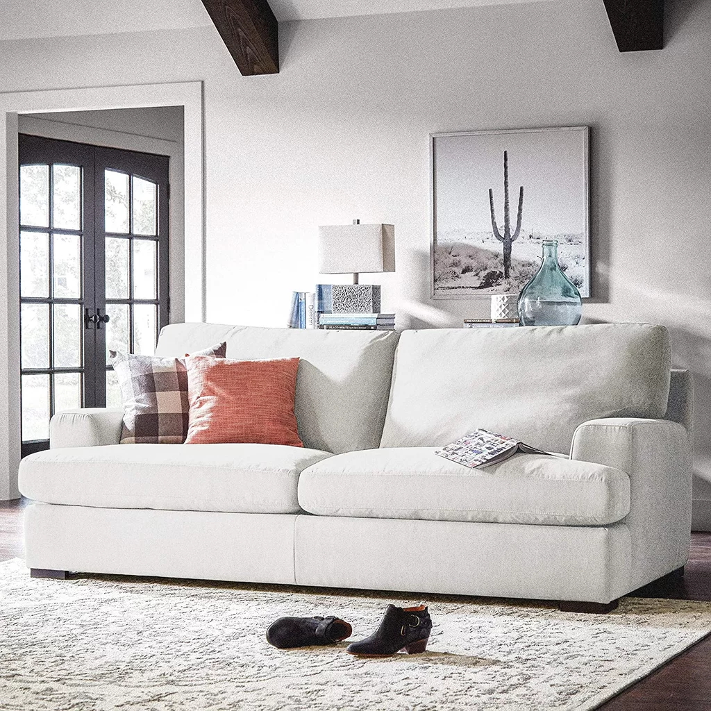 Top5ones Classic-Couch-Stone-Beam-Lauren-Down-Filled-Oversized-Sofa