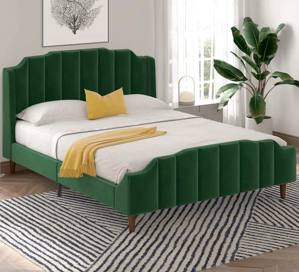 Top5ones Jungle-Bed-Frame-Sha-Cerlin-Queen-Size-Bed-Frame