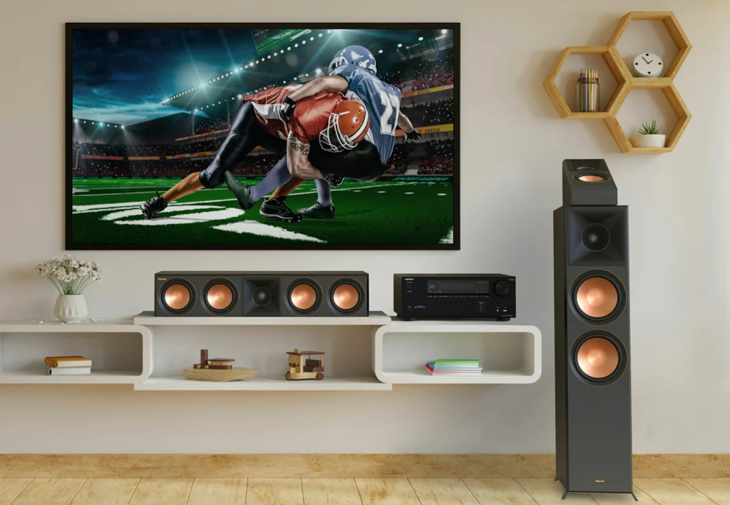 Reference-Premiere-502-and-Onkyo-TX-NR6100-System-in-Stylish-Home-Sports-on-TV-MOBILE