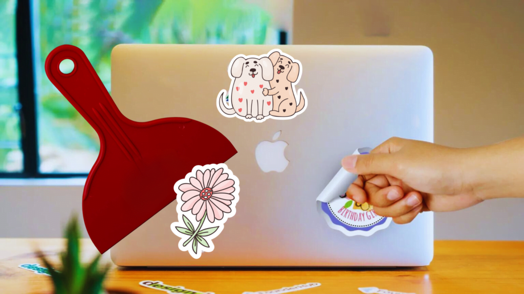 How To Get Stickers Off MacBook