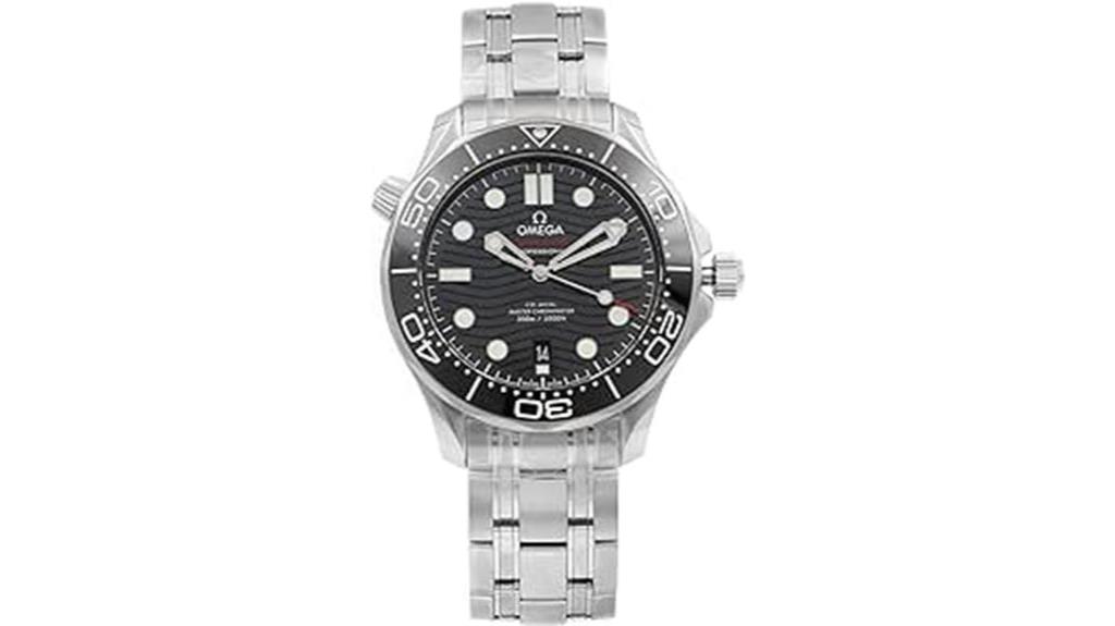luxury dive watch with depth rating of 300 meters