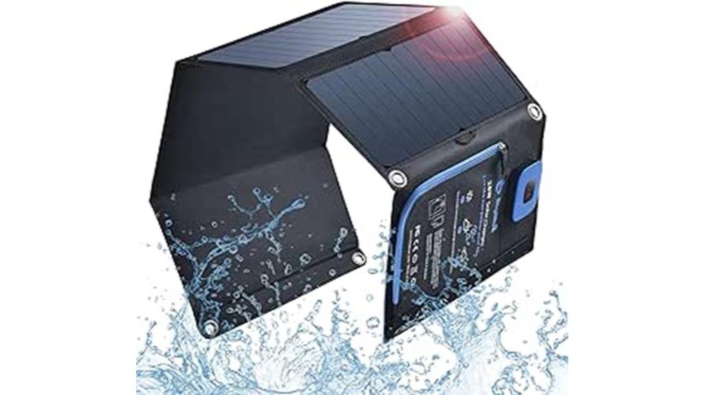 portable solar charger solution